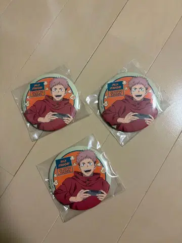 주술회전 이타도리 유우지 캔뱃지 3개 세트