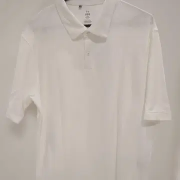 언더아머 피케 셔츠 화이트 L 사이즈