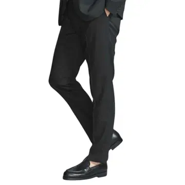 UNITED ARROWS 유나이티드 애로우즈 남성용 팬츠 슬랙스 블랙