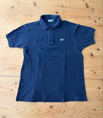 [ SALE ] 70s-80s 프랑스제 라코스테 피케 셔츠 네이비