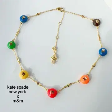 케이트 스페이드 m&m 초콜릿 캔디 목걸이