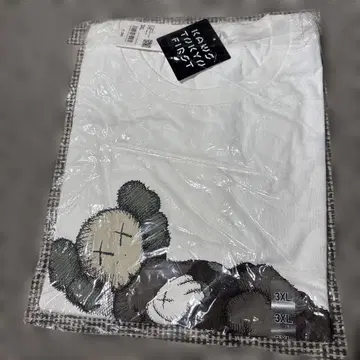 [ 미사용 새상품 ] KAWS TOKYO FIRST T셔츠 3XL 2장 세트