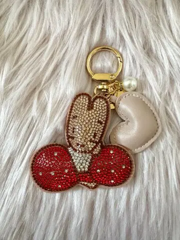 Sanrio 마론크림 큐빅 키링 백참