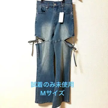 FUN 사이드컷 리본 팬츠
