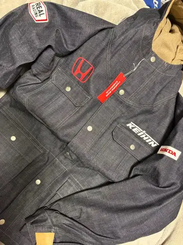 SAMURAI JEANS 혼다 데님 자켓 리얼 레이싱
