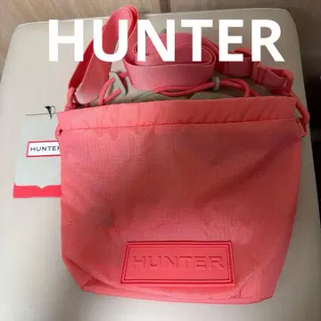 HUNTER 숄더백 핑크