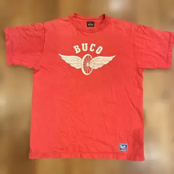 BUCO 프린트 T셔츠 레드