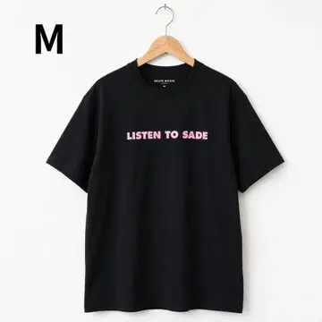 SKATE MUZIK LISTEN TO SADE 티셔츠 블랙 M