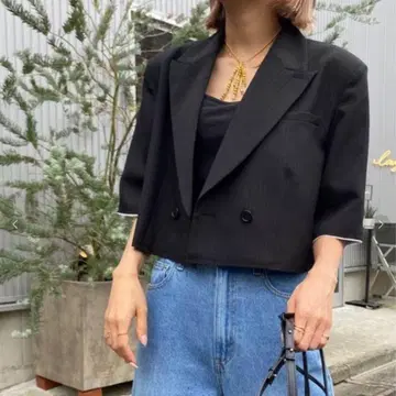 AMERI VINTAGE CUT OFF SHORT JACKET