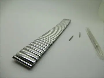 16mm 광택 실버 뱀 모양 벨트 수축 밴딩 해밀턴 벤츄라 남성용