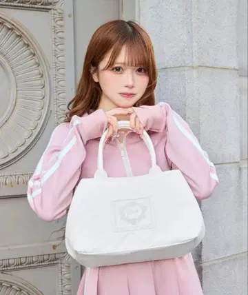 Rady 퀼팅 프레임 토트백 화이트