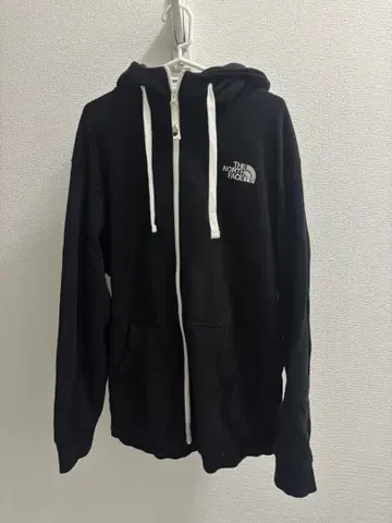 THE NORTH FACE 블랙 후드티 풀 집업