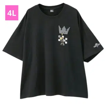[ 미사용 새상품 ] 시마무라 킹덤하츠 4L 사이즈 T셔츠 여성용
