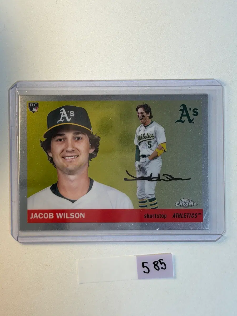 제이콥 윌슨 RC Topps MLB 야구카드