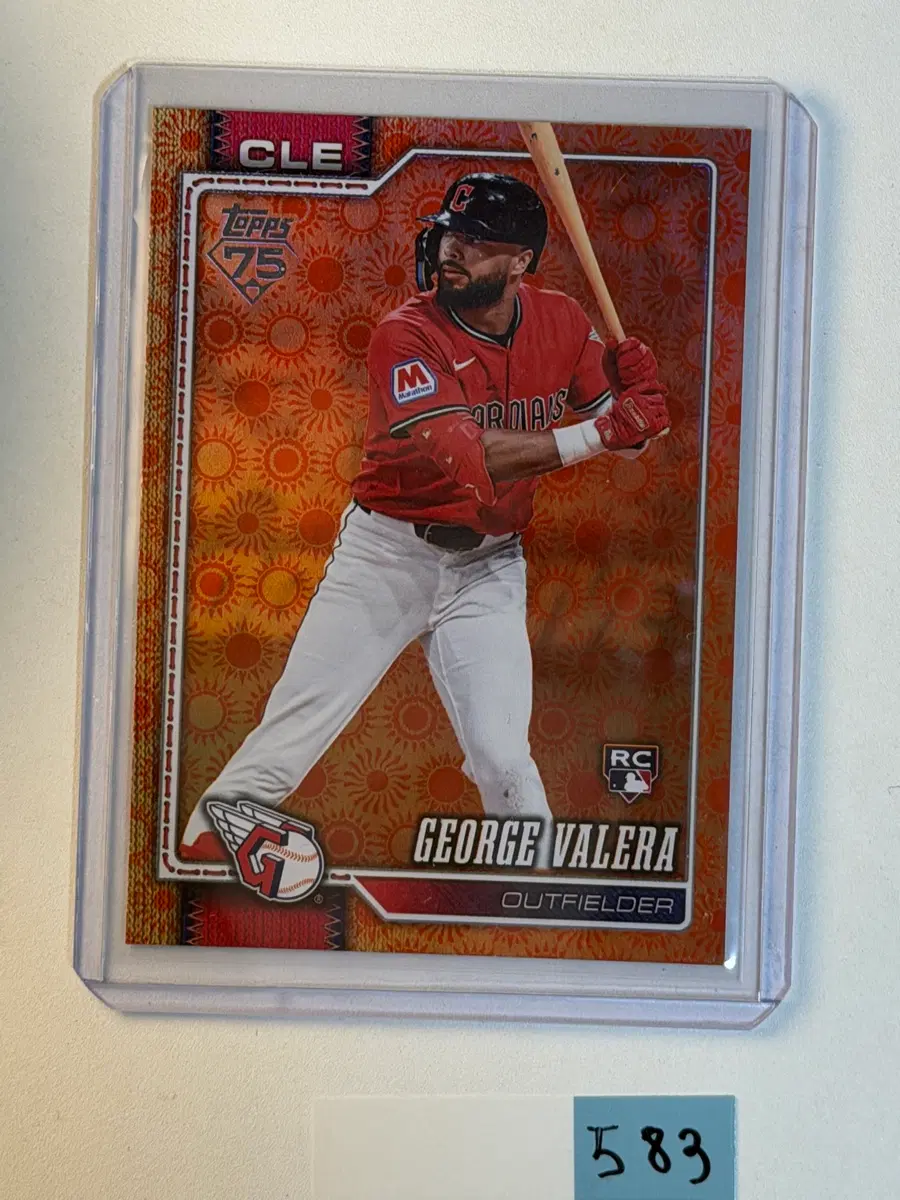 조지 발레라 RC Topps MLB 야구카드