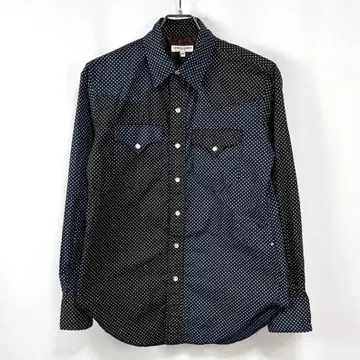 ENGINEERED GARMENTS 폴카 도트 패턴 웨스턴 셔츠 XS