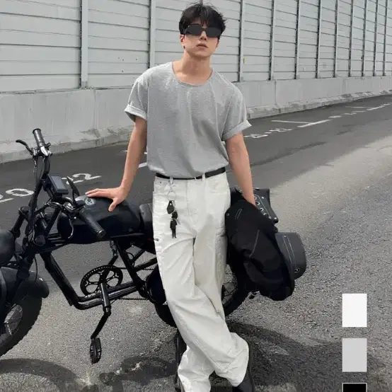 [M]MAISON MINED 메종미네드 유넥 티셔츠