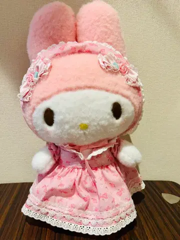레어 새상품급 마이멜로디(모모멜로) 벌스데이 인형 봉제 인형 산리오