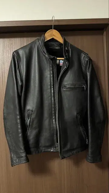 Schott N.Y.C. 가죽 자켓 블랙 사이즈 34