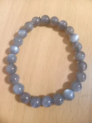 고품질 블랙 문스톤 팔찌 9~10mm 17cm