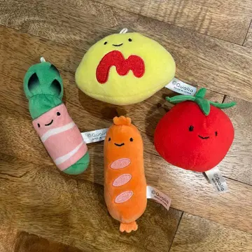 [퀄리아] 도시락 봉제 인형 닛코리노 피크닉 4종 세트