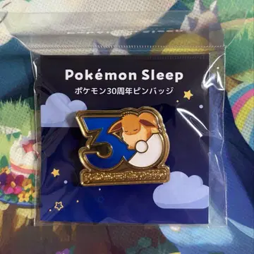 Pokemon Sleep 포켓몬 30주년 핀 배지 이브이