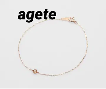 agete 아가트 [ WEB 한정판 ] K10 핑크 골드 팔찌