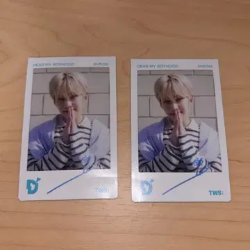 TWS 지훈 DICON POPUP 폴라로이드