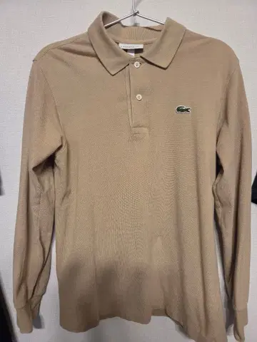 LACOSTE 라코스테 긴팔 피케 셔츠 베이지 FR2