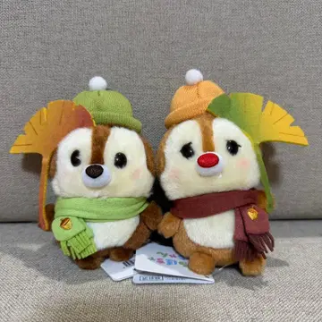 디즈니 스토어 칩과 데일 봉제 인형 우루포챠짱 가을