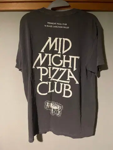 MIDNIGHT PIZZA CLUB 티셔츠 블랙