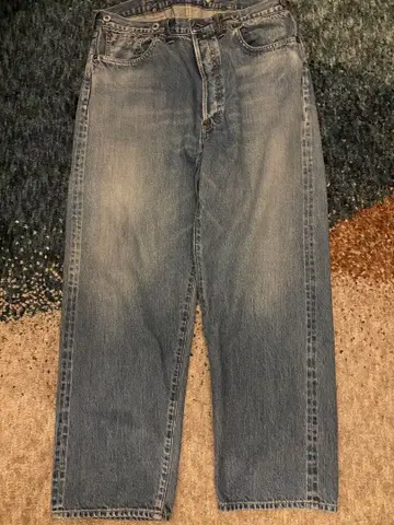 A.PRESSE No.22 Washed Wide Denim Pants