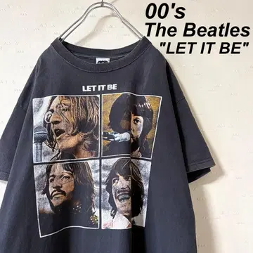 구제 의류 00s 비틀즈 레트 잇 비 포트레이트 티셔츠