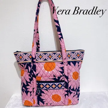 베라 브래들리 꽃무늬 퀼팅 토트백 대용량