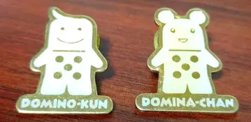 도미노 군을 멈추지 마. 핀 배지 2종 세트