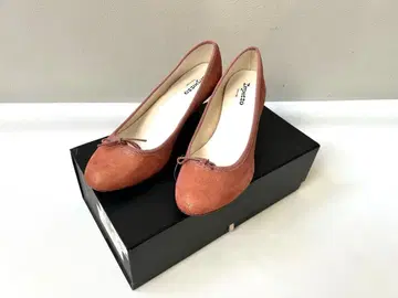 미사용 새상품 Repetto 레페토 펌프스 핑크 베이지 로우힐 41