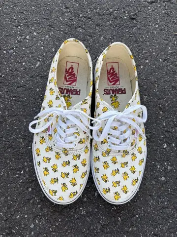 VANS PEANUTS 콜라보 스니커즈 우드스탁 26.5cm