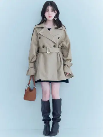 스나이델 미들 트렌치코트