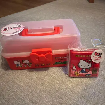 Hello Kitty 3COINS 콜라보 수납 박스 & 메모지