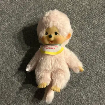 Monchhichi COLORS 키링 봉제 인형 몽치치 핑크