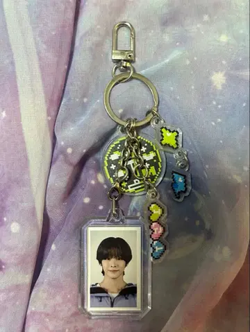 NCT WISH 리쿠 id 사진 키링 NCTZONE