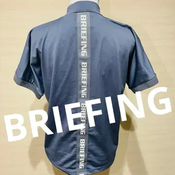 미사용급 BRIEFING 브리핑 올 로고 무늬 모크넥 스트레치