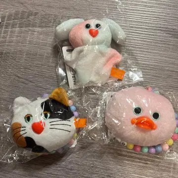 새상품 mojojojo 비즈 체인 달린 페이스 마스코트와 캐릭터 페이퍼 mini