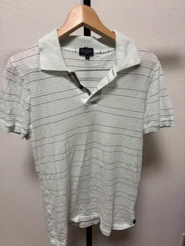 Paul Smith JEANS 피케 셔츠 화이트 보더 M