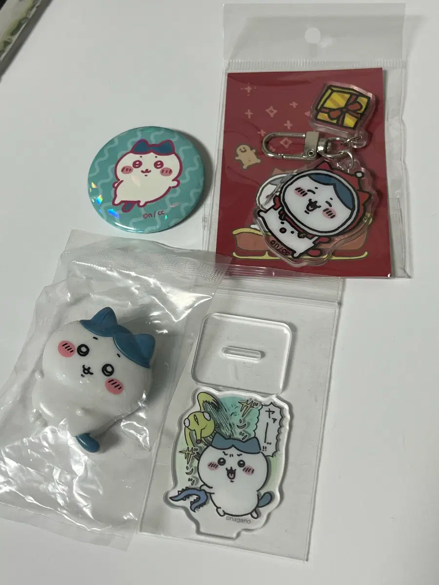 일괄) 치이카와 하치와레 크리스마스 아크릴 키링 집게 가챠
