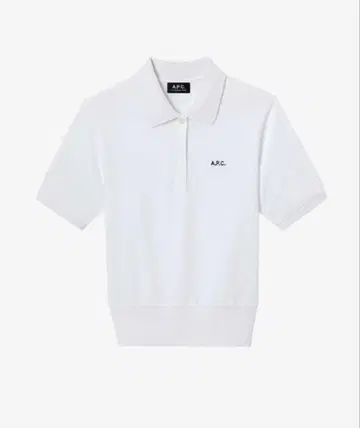 A.P.C. 아페쎄 피케 셔츠 S 화이트