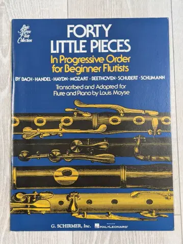 Forty Little Pieces 플루트 악보