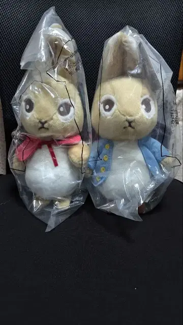 피터 래빗 봉제 인형 4개 세트