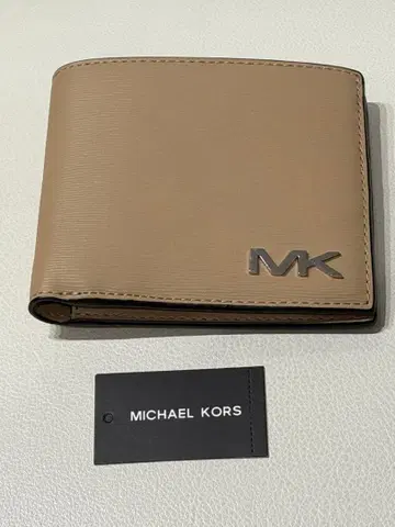 MICHAEL KORS 마이클코어스 라이트 브라운 접이식 지갑