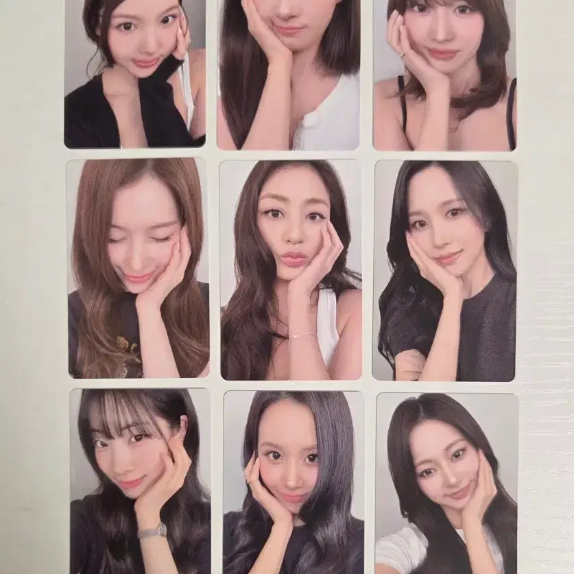 트와이스 콘서트 2차입장포카 포카세트 9장 일괄